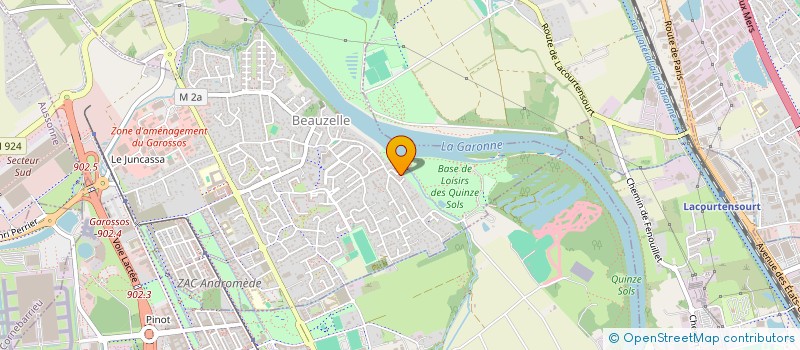 localisation de l'entreprise SCI RUE HELIOT  BEAUZELLE