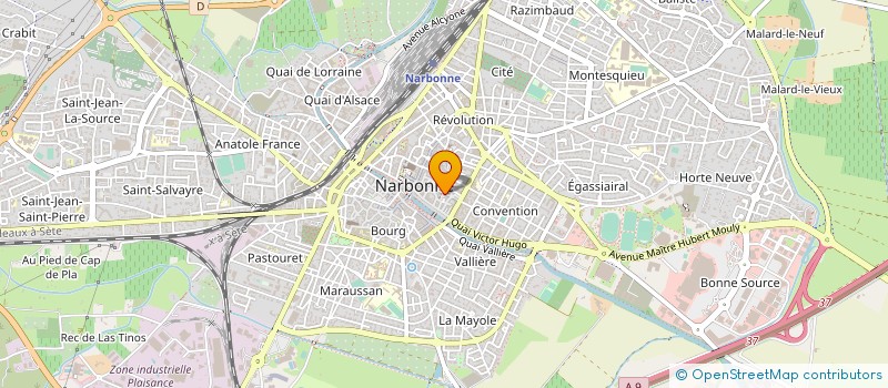 localisation de l'entreprise SCI RUE HENRI & CHARLES à NARBONNE