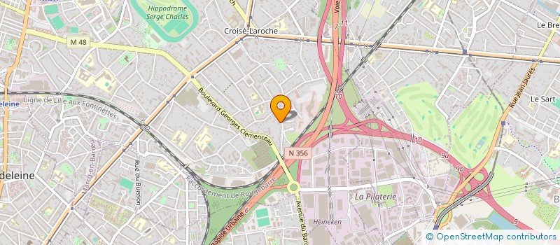 localisation de l'entreprise SCI RUE JACQUARD à MARCQ-EN-BARŒUL