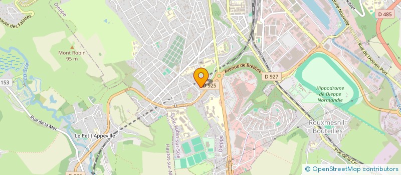 localisation de l'entreprise SCI RUE JOSEPH FLOUEST  DIEPPE