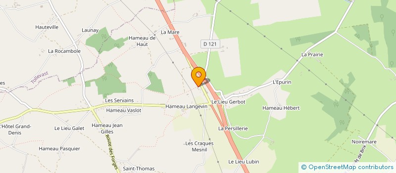 localisation de l'entreprise SCI RUE JULES DUFRESNES  BRIX