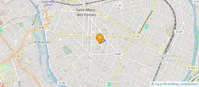 localisation de l'entreprise SCI RUE JULES FERRY à SAINT-MAUR-DES-FOSSES