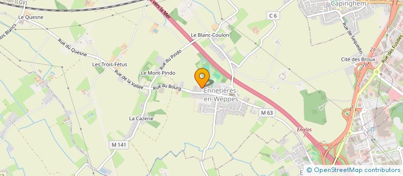 localisation de l'entreprise SCI RUE LAMARTINE  ENNETIERES-EN-WEPPES