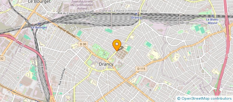 localisation de l'entreprise SCI RUE LEON BERNARD  DRANCY