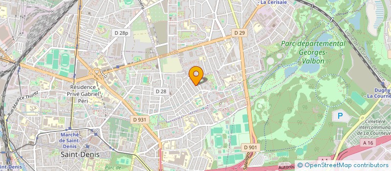 localisation de l'entreprise SCI RUE LEON CAREME N 24 à SAINT-DENIS