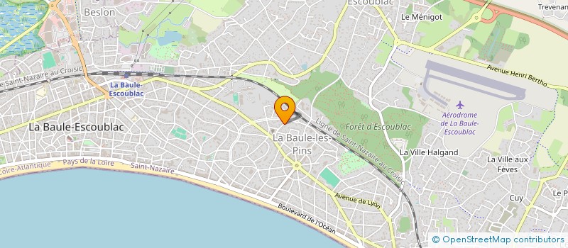 localisation de l'entreprise SCI RUE LOROIS  LA BAULE-ESCOUBLAC