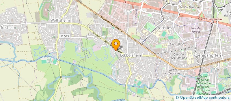 localisation de l'entreprise SCI RUE LOUIS APFFEL N29  ECKBOLSHEIM