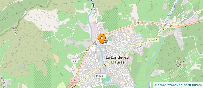localisation de l'entreprise SCI RUE LOUIS BOSCQ  LA LONDE LES MAURES