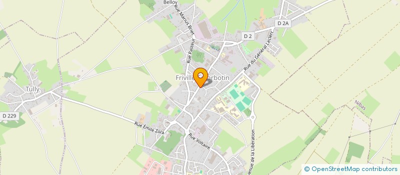 localisation de l'entreprise SCI RUE LUCIEN DESENCLOS  FRIVILLE-ESCARBOTIN