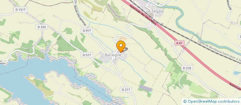 localisation de l'entreprise SCI RUE MAUBEC  SAINT-MICHEL-DE-LANES