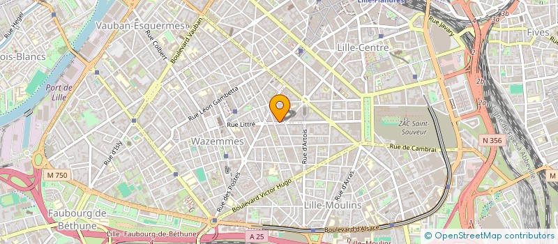 localisation de l'entreprise SCI RUE MEISSONNIER à LILLE