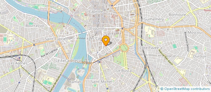 localisation de l'entreprise SCI RUE MONTERA  TOULOUSE