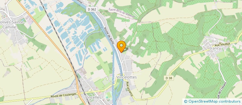 localisation de l'entreprise SCI RUE MOZARD  VINCELOTTES