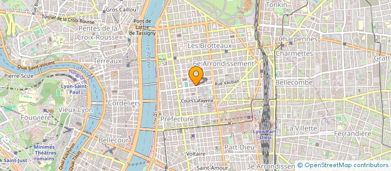 localisation de l'entreprise SCI RUE NEUVE  LYON