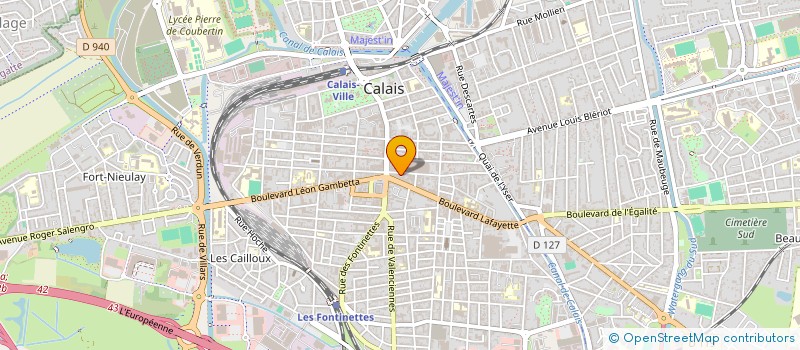 localisation de l'entreprise SCI RUE NEUVE  CALAIS