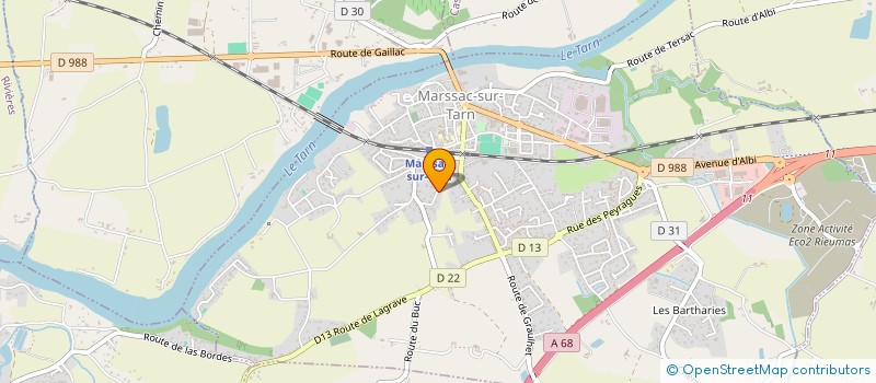 localisation de l'entreprise SCI RUE NEUVE à MARSSAC-SUR-TARN