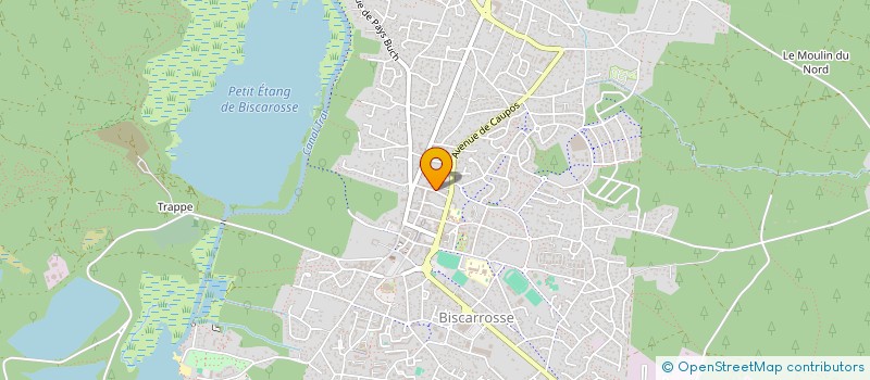 localisation de l'entreprise SCI RUE PASTEUR  BISCARROSSE