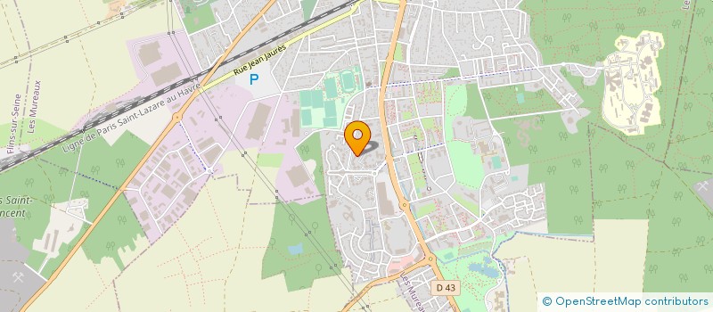 localisation de l'entreprise SCI RUE PAUL ELUARD  LES MUREAUX
