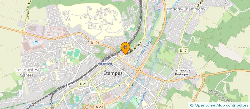 localisation de l'entreprise SCI RUE PAUL LAURENT  ETAMPES