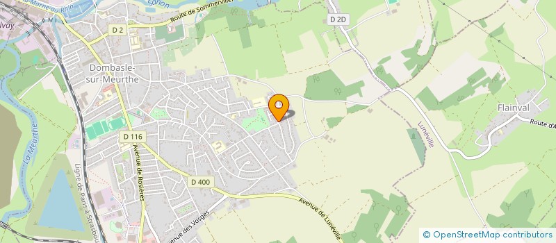 localisation de l'entreprise SCI RUE PAUL VERLAINE  DOMBASLE-SUR-MEURTHE