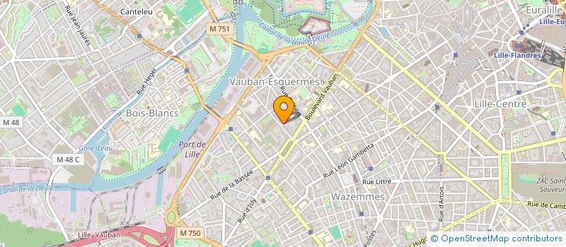 localisation de l'entreprise SCI RUE PIERRE MARTEL  LILLE