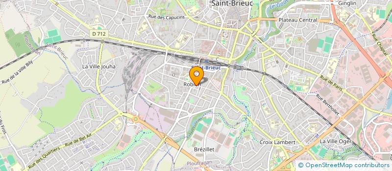 localisation de l'entreprise SCI RUE RABELAIS à SAINT-BRIEUC