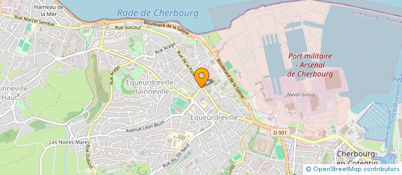 localisation de l'entreprise SCI RUE ROGER SALENGRO à CHERBOURG-EN-COTENTIN