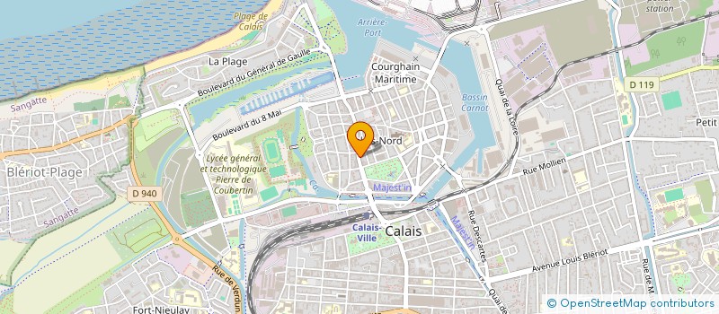 localisation de l'entreprise SCI RUE ROYALE  CALAIS