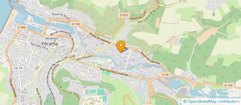 localisation de l'entreprise SCI RUE SAINT BENOIST  FECAMP