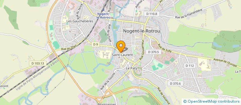 localisation de l'entreprise SCI RUE SAINT LAURENT à NOGENT-LE-ROTROU