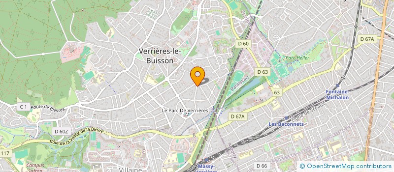 localisation de l'entreprise SCI RUE SAINT LOUIS EN L'ISLE à VERRIERES-LE-BUISSON
