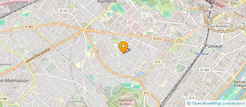 localisation de l'entreprise SCI RUE SAINT MAURICE ELODIE  NANTERRE