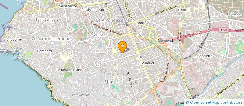 localisation de l'entreprise SCI RUE SAINTE CECILE à MARSEILLE