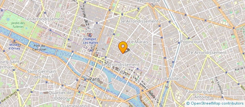 localisation de l'entreprise SCI RUE SAINTE CROIX  PARIS