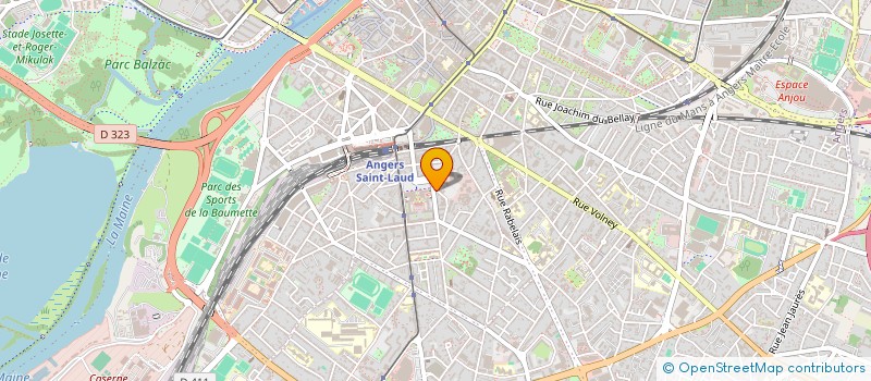 localisation de l'entreprise SCI RUE TALOT  ANGERS