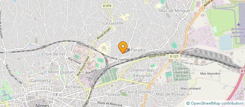 localisation de l'entreprise SCI RUE THEODORE BOTREL  NIMES