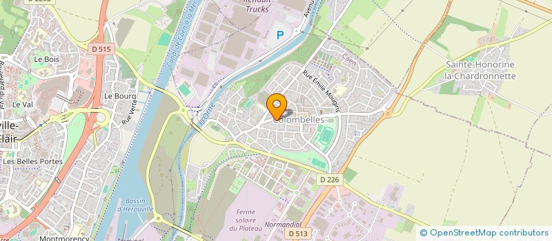 localisation de l'entreprise SCI RUE THOMAS MAZARYK  COLOMBELLES