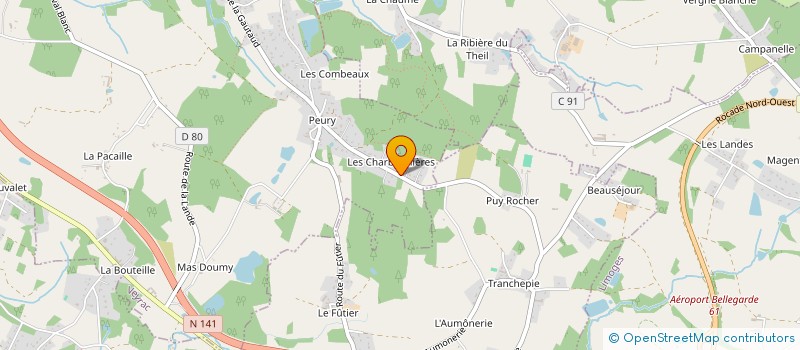 localisation de l'entreprise SCI RUE VERTE  VEYRAC