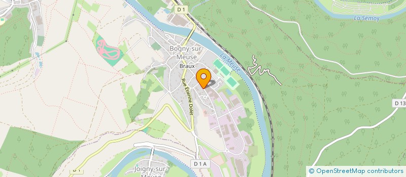 localisation de l'entreprise SCI RUE VICTOR HUGO  BOGNY-SUR-MEUSE