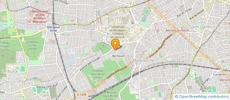 localisation de l'entreprise SCI RUE WILLIAM  PESSAC