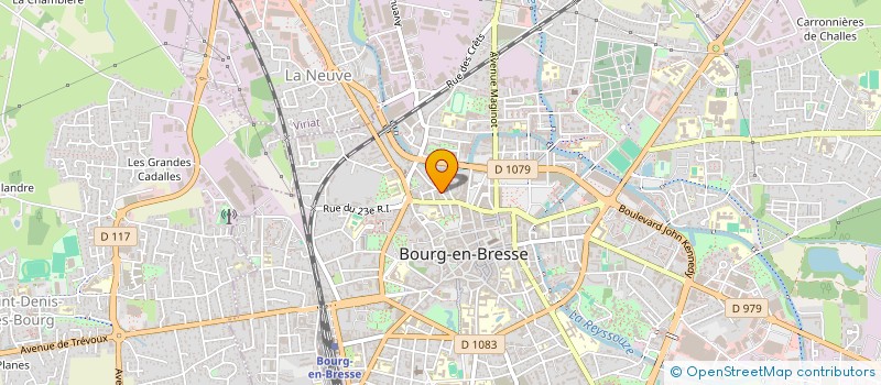 localisation de l'entreprise SCI RUE XAVIER PRIVAS à BOURG-EN-BRESSE