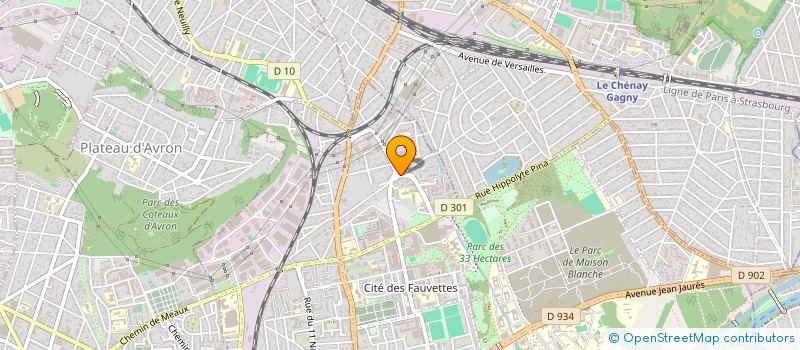 localisation de l'entreprise SCI RUEE DE VEZELAY à NEUILLY-SUR-MARNE