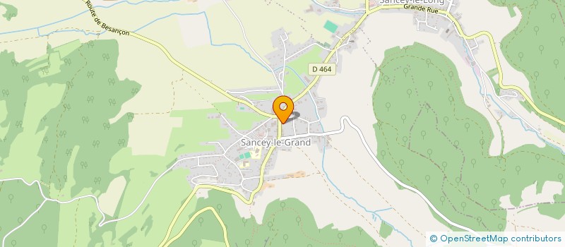 localisation de l'entreprise SCI RUEFLIN GARAGE  SANCEY