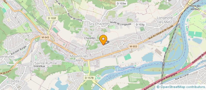 localisation de l'entreprise SCI RUEIL  ROZERIEULLES