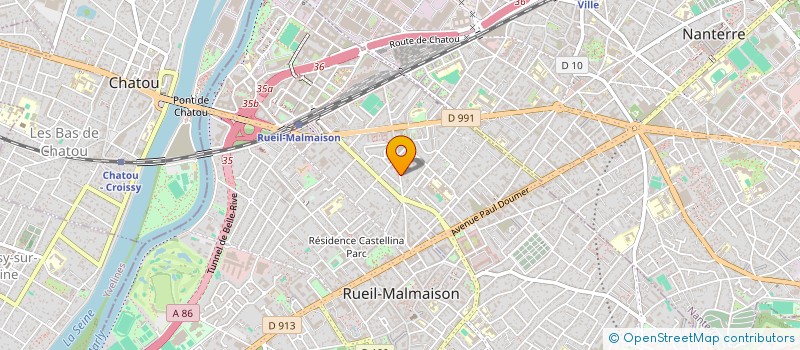 localisation de l'entreprise SCI RUEIL MICHELET à RUEIL-MALMAISON