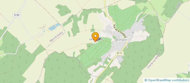 localisation de l'entreprise SCI RUELLE 2 M  DOMPTIN