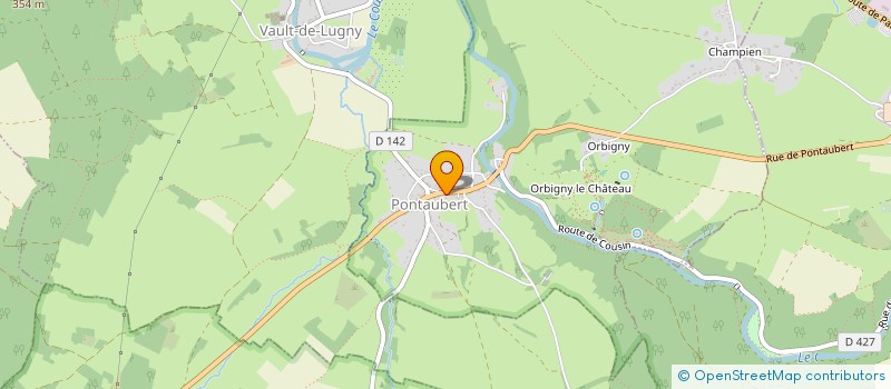 localisation de l'entreprise SCI RUELLE DES BOUCHERIES  PONTAUBERT