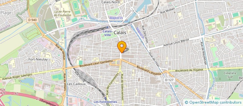 localisation de l'entreprise SCI RUENJO  CALAIS