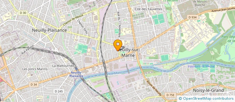 localisation de l'entreprise SCI RUEPIERRE à NEUILLY-SUR-MARNE