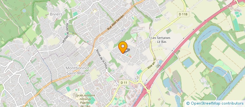 localisation de l'entreprise SCI RUER DOMENE  MONTBONNOT-SAINT-MARTIN